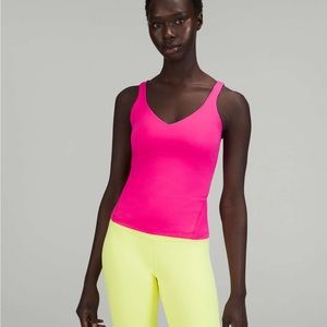 Lululemon Align Waist-Length Tank Top Sonic Pink